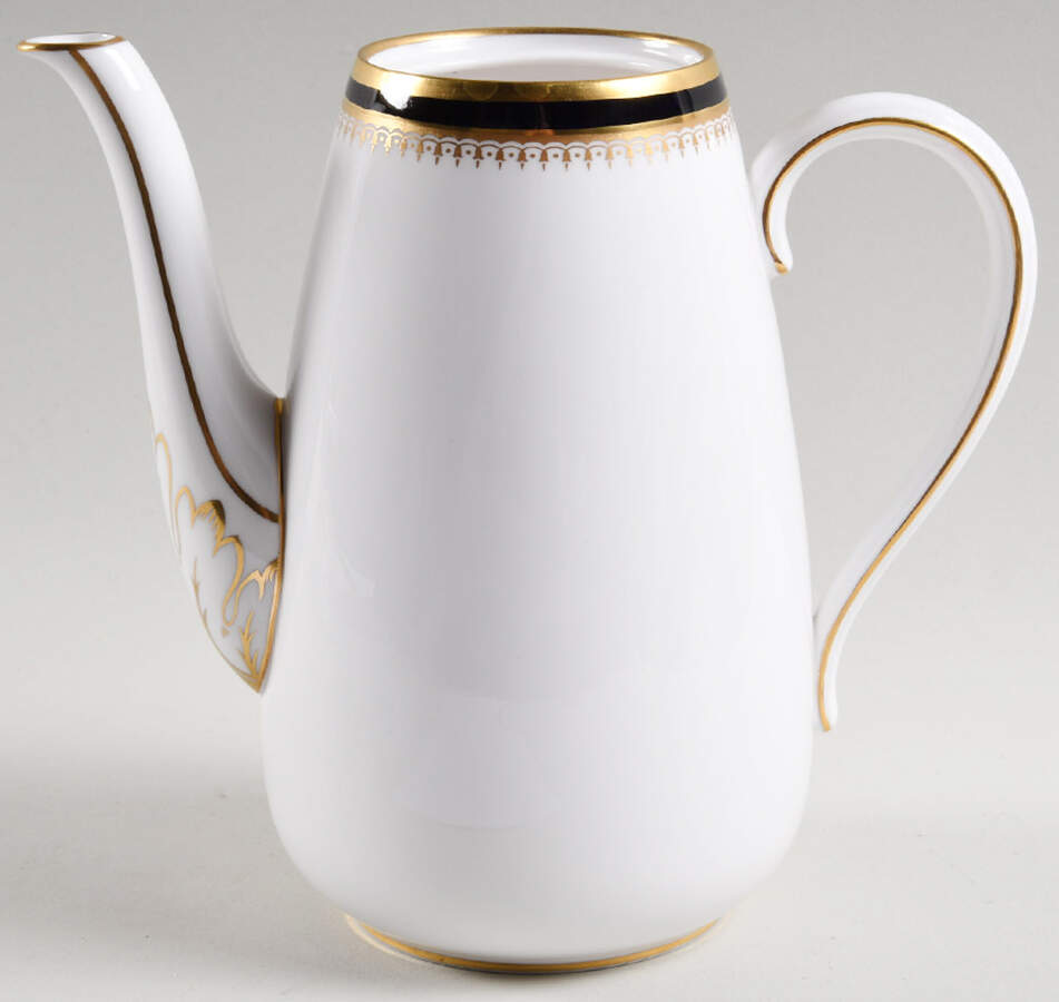 Knightsbridge Cobalt Blue Small Coffee Pot No Lid by Spode-1