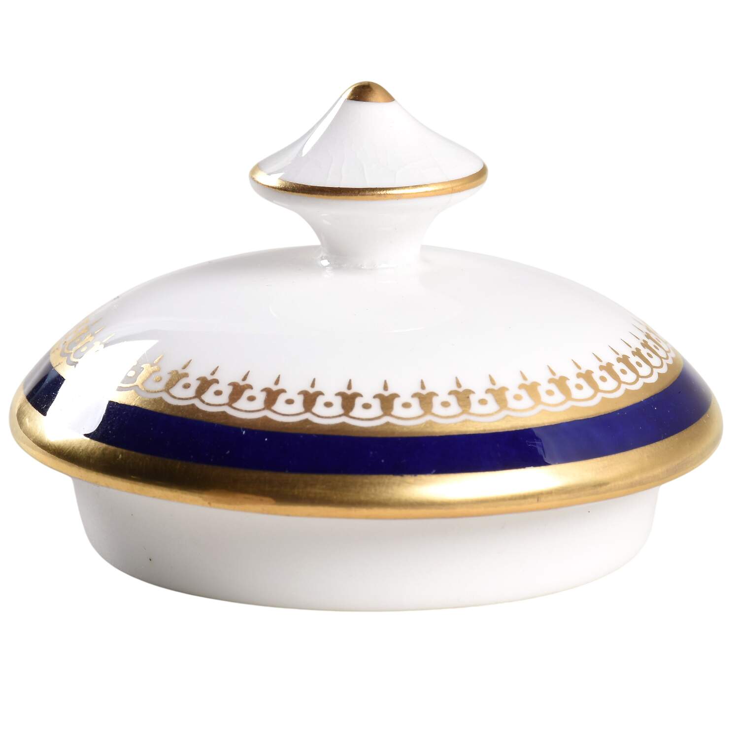 Knightsbridge Cobalt Blue Lid for Sugar Bowl by Spode-1