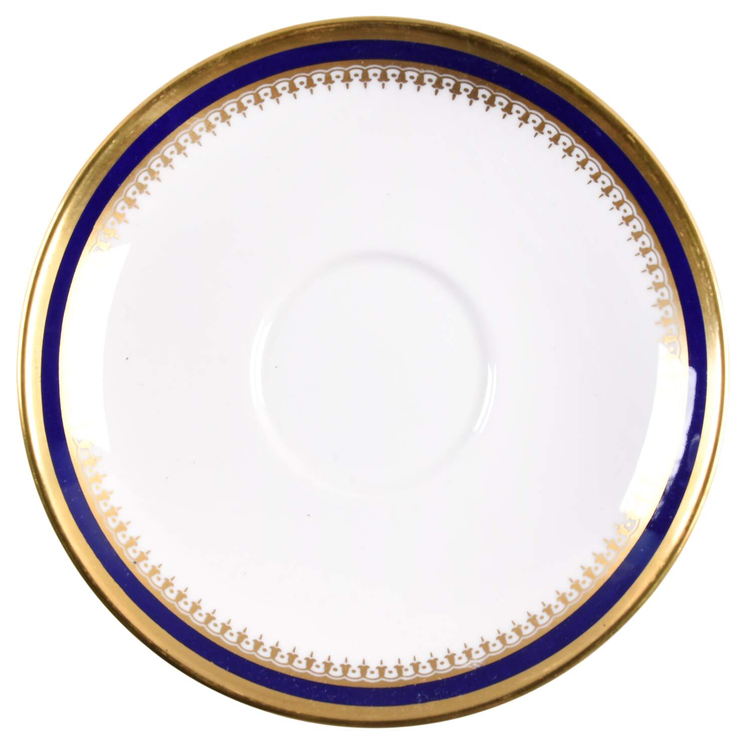 Knightsbridge Cobalt Blue Saucer for Footed Cup by Spode-1