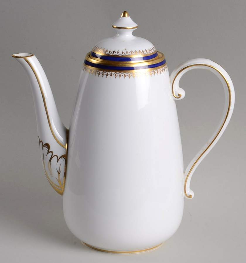 Knightsbridge Cobalt Blue Coffee Pot & Lid by Spode-1