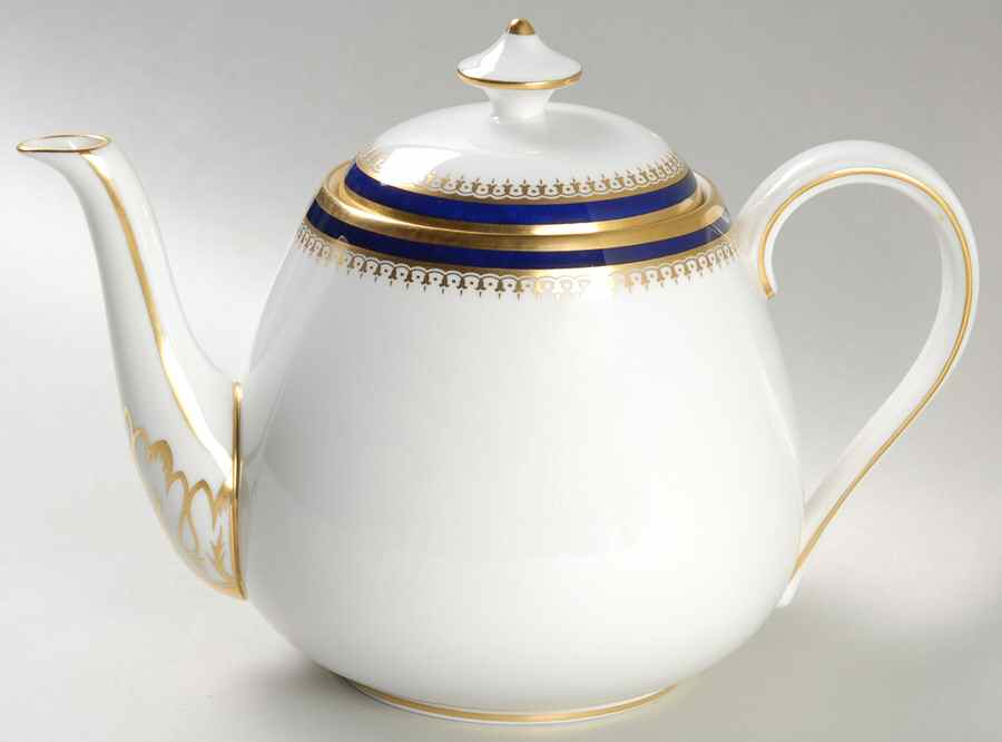 Knightsbridge Cobalt Blue Teapot & Lid by Spode-1