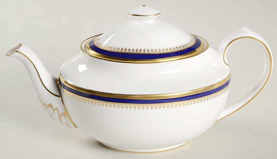 Knightsbridge Cobalt Blue Teapot & Lid by Spode-1