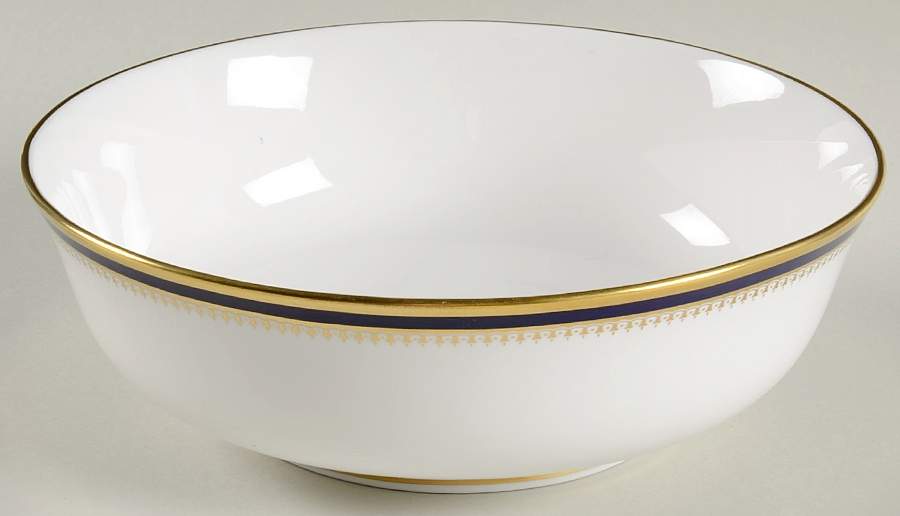 Knightsbridge Cobalt Blue 9" Round Vegetable Bowl by Spode-1