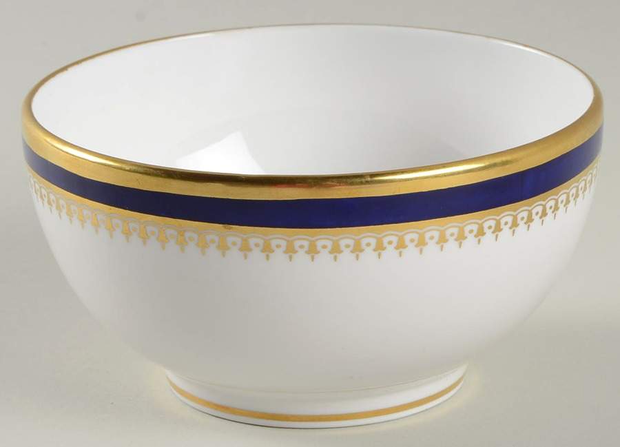 Knightsbridge Cobalt Blue Open Rice/Sugar Bowl by Spode-1