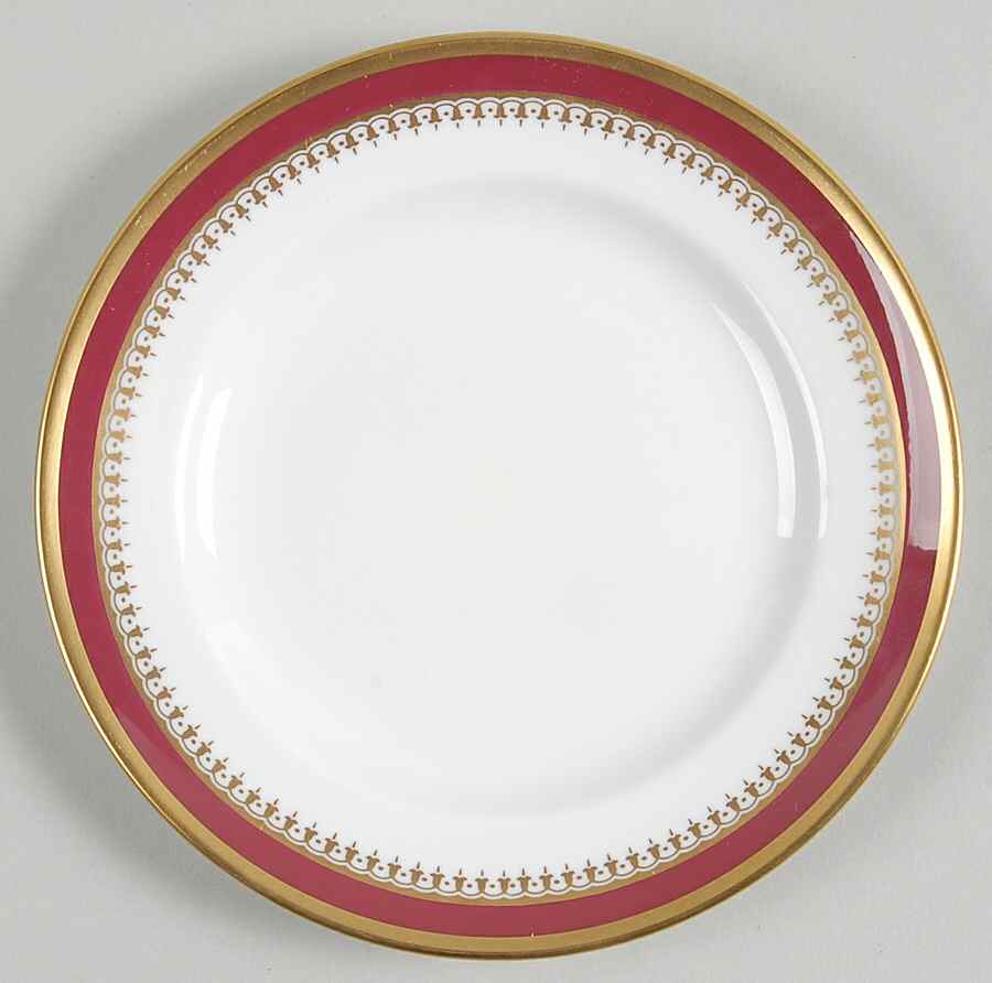 Knightsbridge Crimson Bread & Butter Plate by Spode-1
