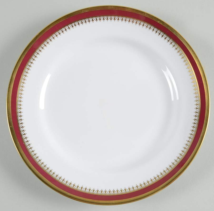 Knightsbridge Crimson Salad Plate by Spode-1