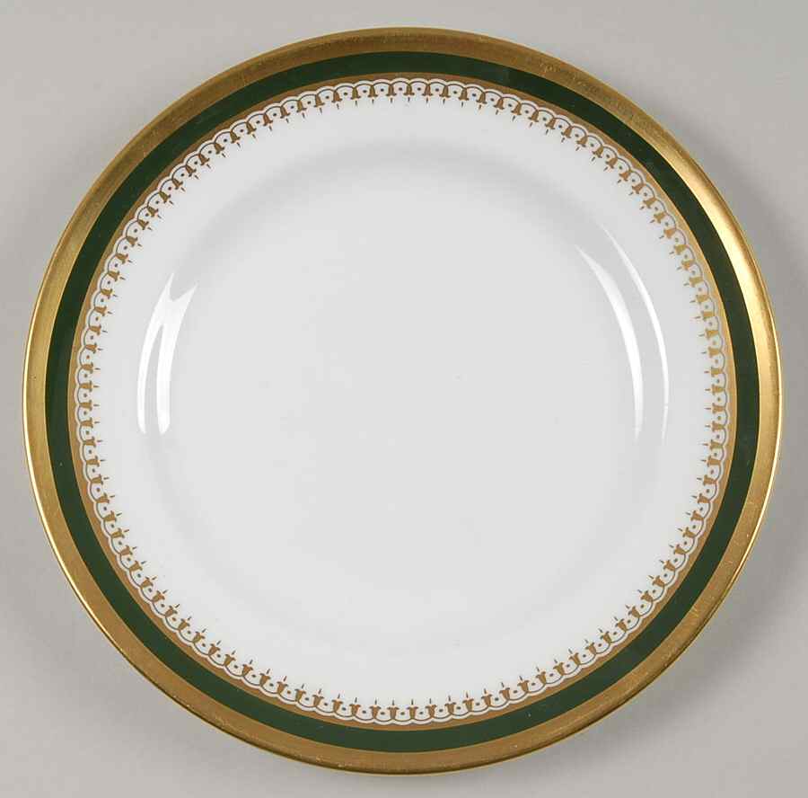 Knightsbridge Leather Green Bread & Butter Plate by Spode-1