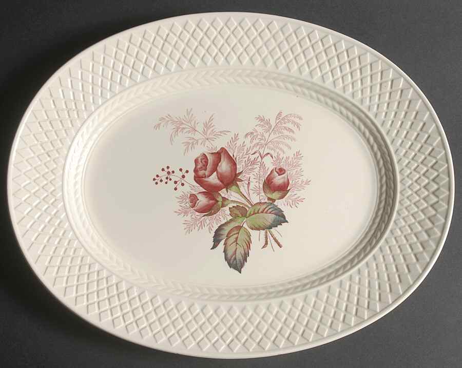 Lady Anne 13" Oval Serving Platter by Spode-1