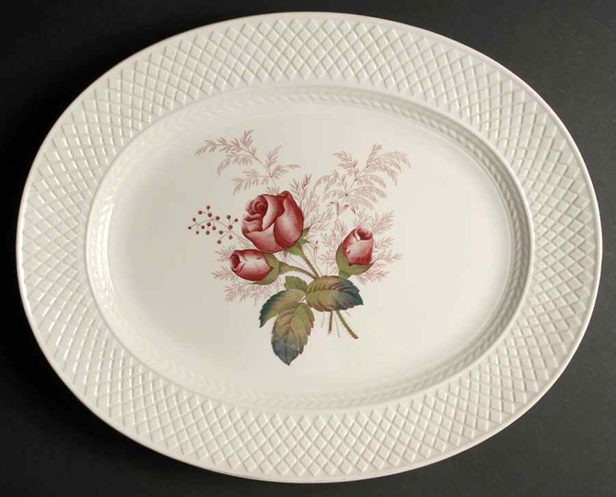 Lady Anne 17" Oval Serving Platter by Spode-1