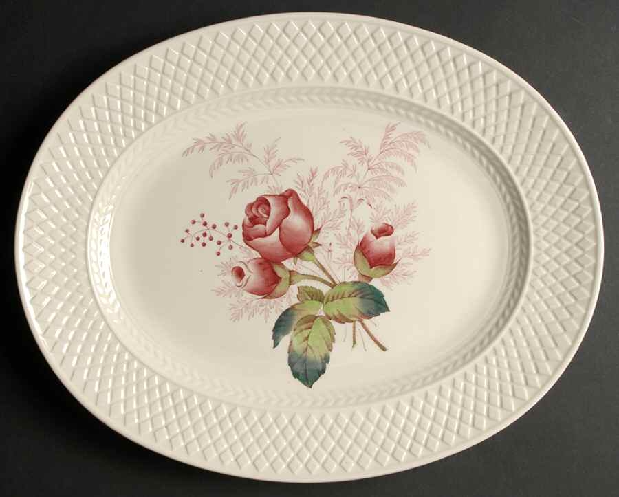 Lady Anne 15" Oval Serving Platter by Spode-1