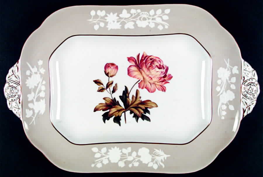 Lady Blessington Stone 16" Oval Serving Platter by Spode-1