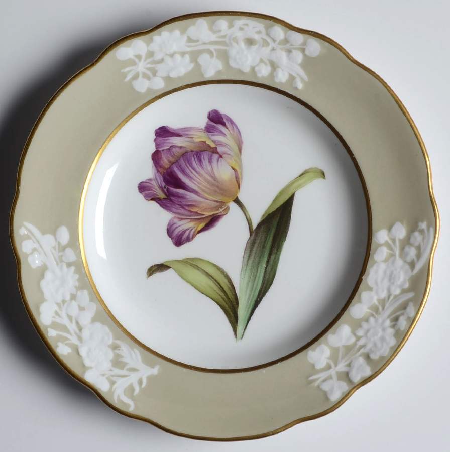 Lady Blessington Stone Bread & Butter Plate by Spode-1