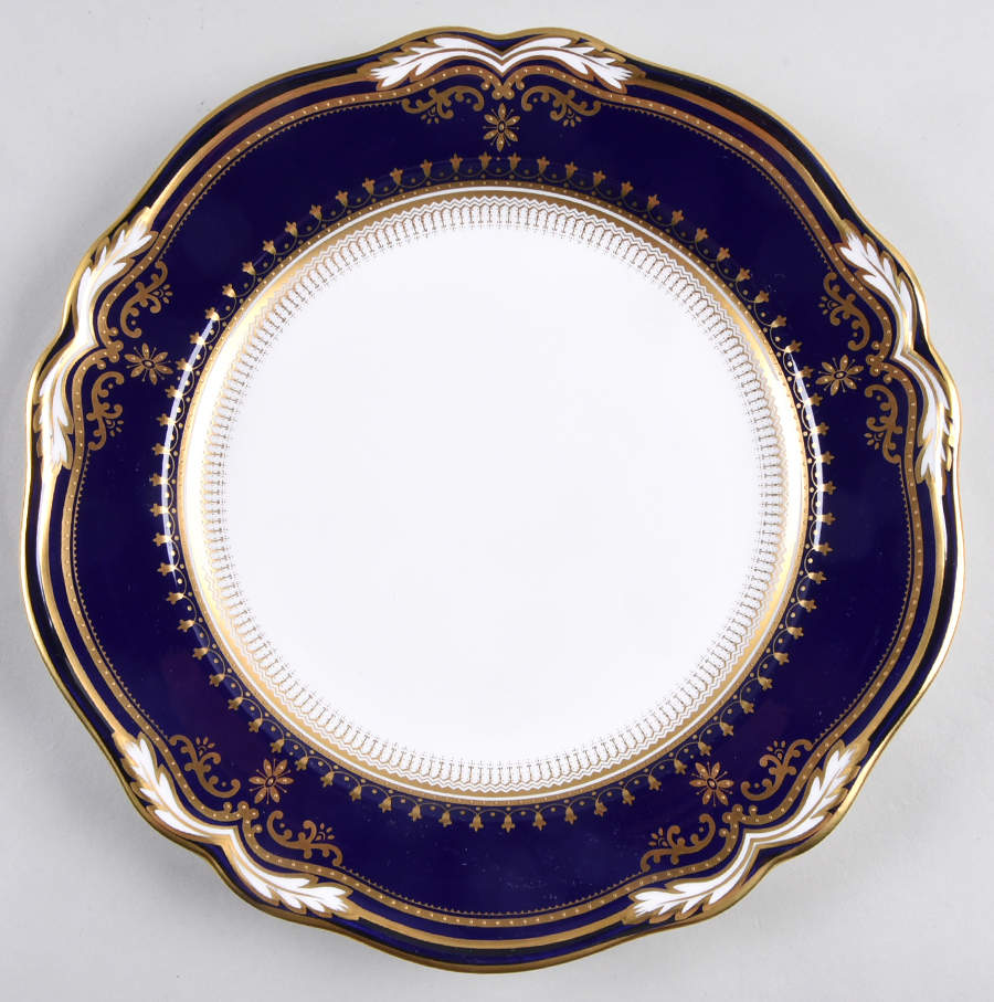 Lancaster Cobalt (White Body) Dinner Plate by Spode-1