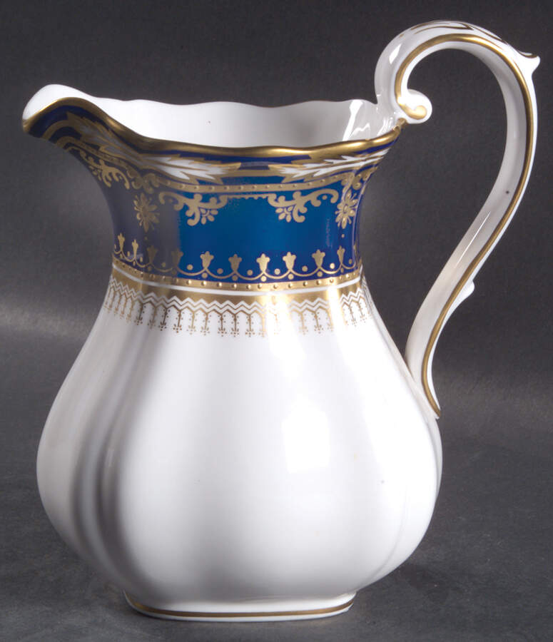 Lancaster Cobalt (White Body) 16 Oz Jug by Spode-1