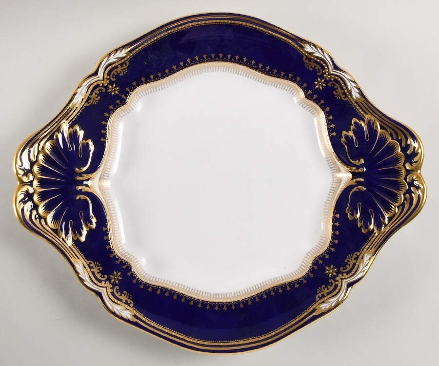 Lancaster Cobalt (White Body) Underplate for Tureen by Spode-1