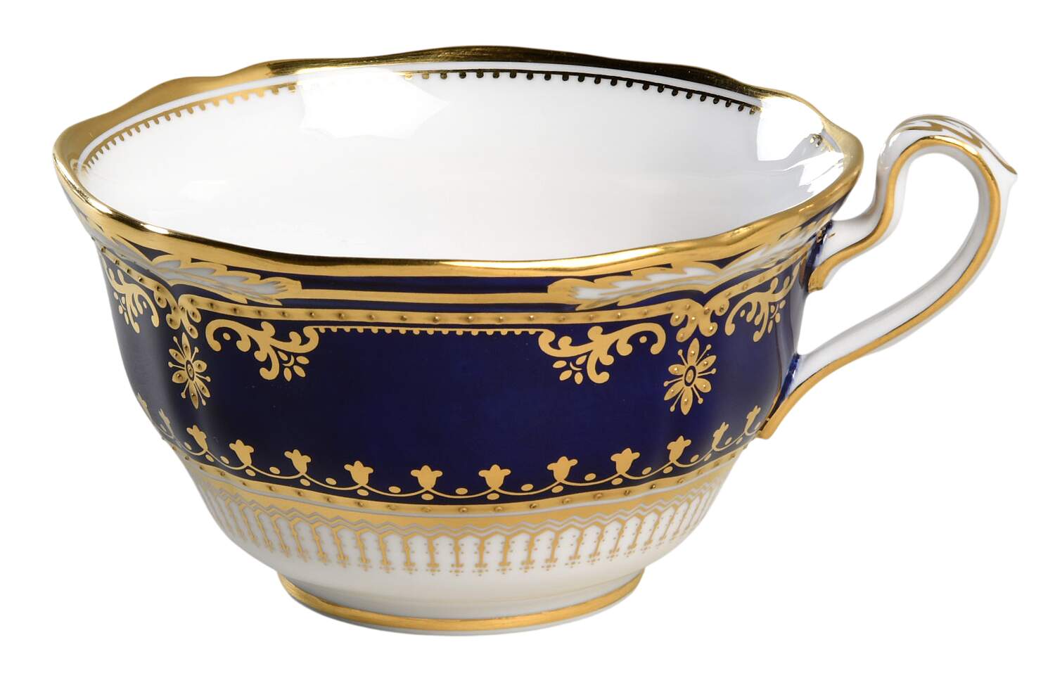 Lancaster Cobalt (White Body) Flat Cup by Spode-1