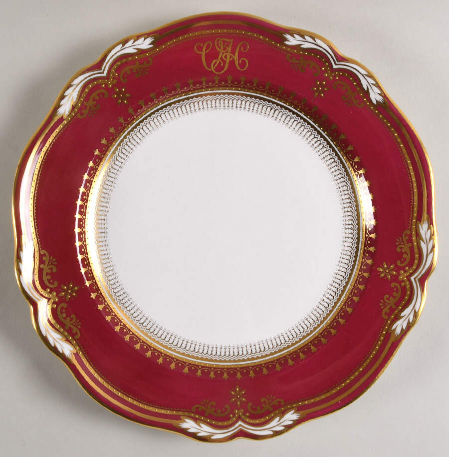 Lancaster Crimson Dinner Plate by Spode-1