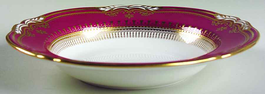 Lancaster Crimson Large Rim Soup Bowl by Spode-1