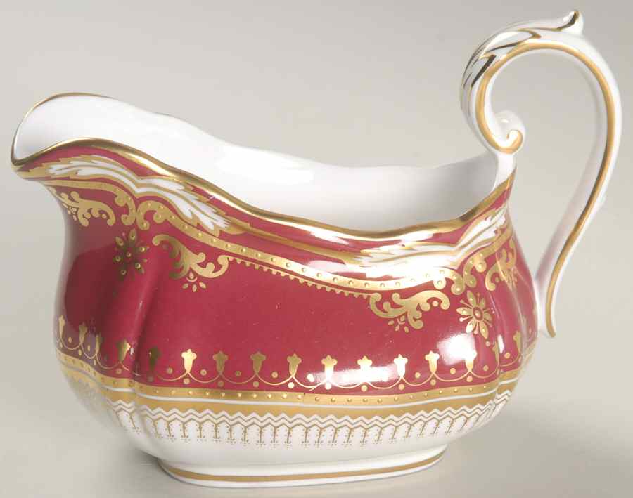 Lancaster Crimson Creamer by Spode-1