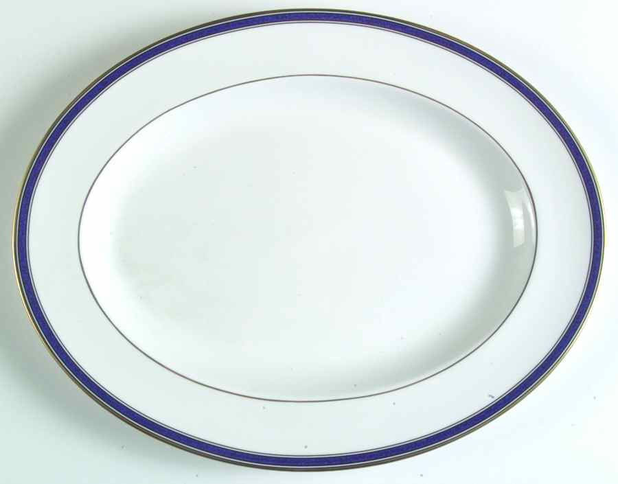 Lausanne 12" Oval Serving Platter by Spode-1