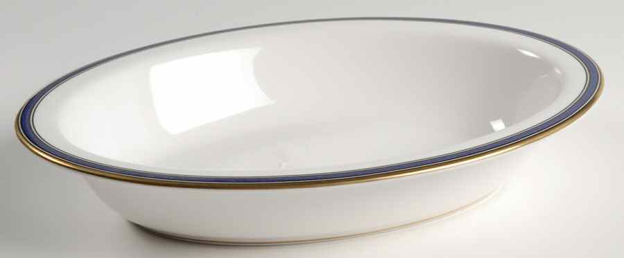 Lausanne 9" Oval Vegetable Bowl by Spode-1