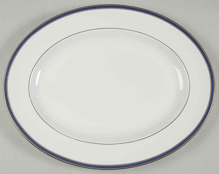 Lausanne 14" Oval Serving Platter by Spode-1