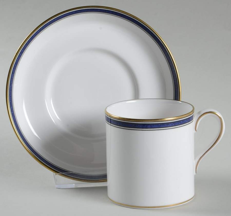 Lausanne Flat Demitasse Cup & Saucer Set by Spode-1