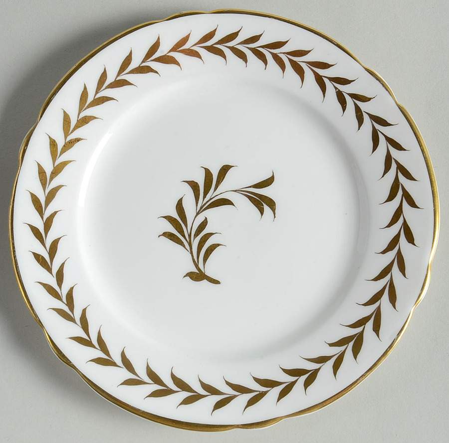 Laurel Gold Bread & Butter Plate by Spode-1