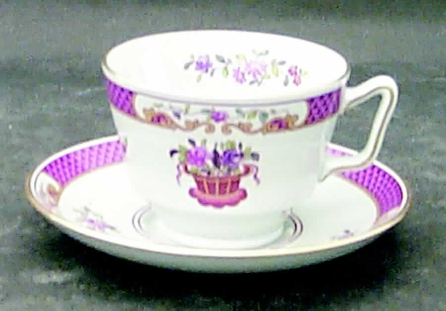 Lord Calvert Canton Shape Footed Cup & Saucer Set by Spode-1