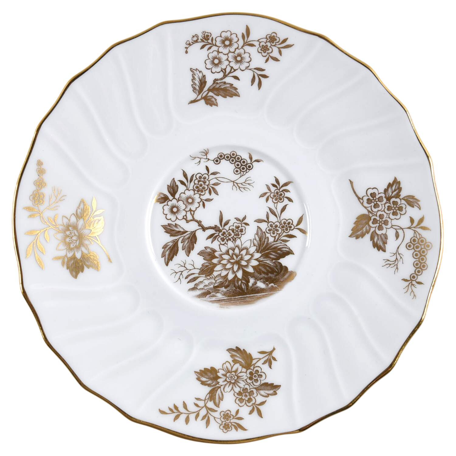 Louvain Saucer for Cream Soup Bowl by Spode-1