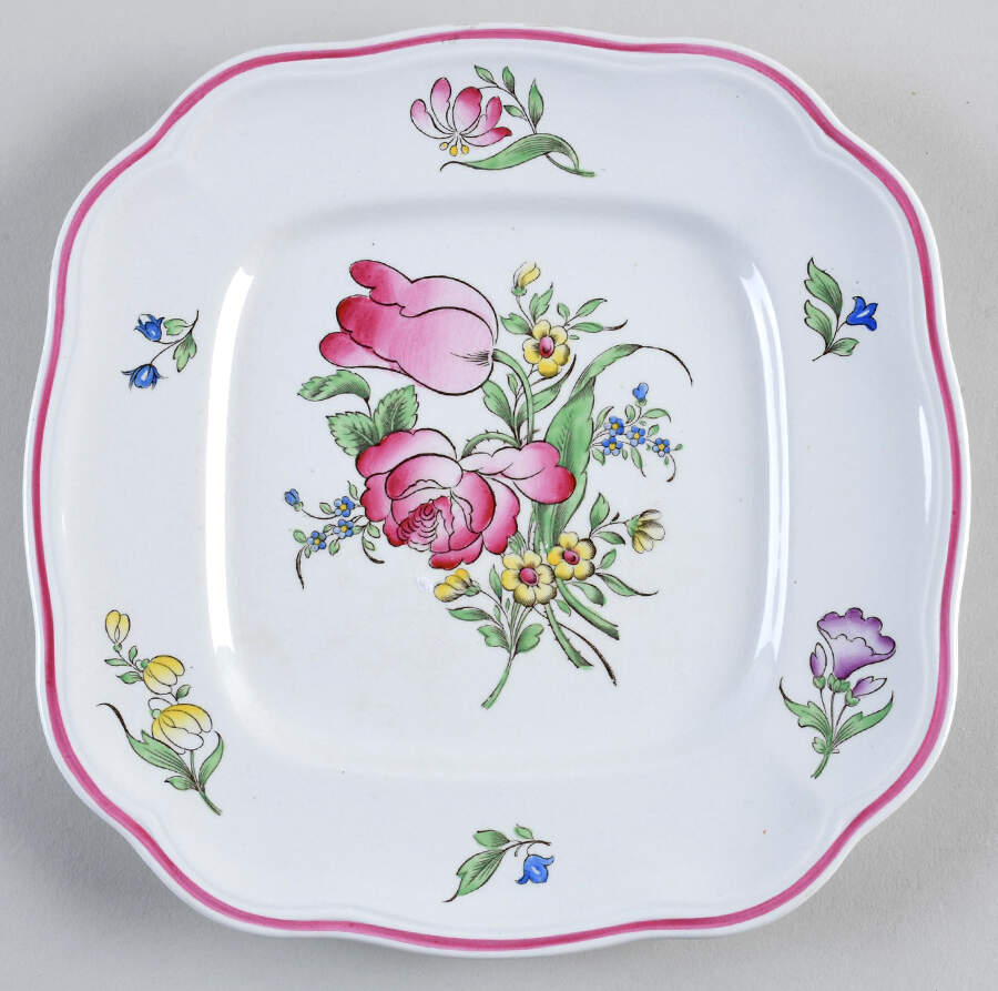 Luneville Square Salad Plate by Spode-1