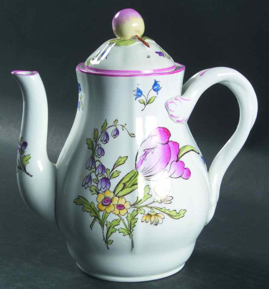 Luneville Mini Coffee Pot & Lid by Spode-1
