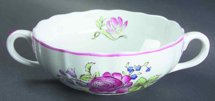 Luneville Flat Cream Soup Bowl by Spode-1