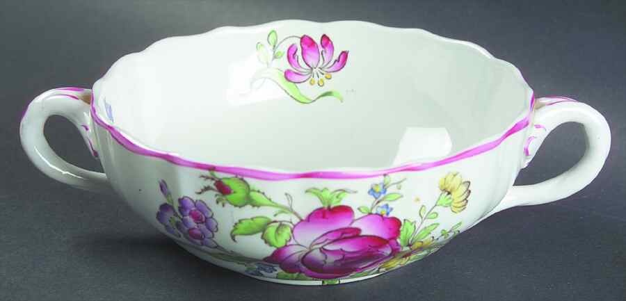 Luneville Flat Cream Soup Bowl by Spode-1
