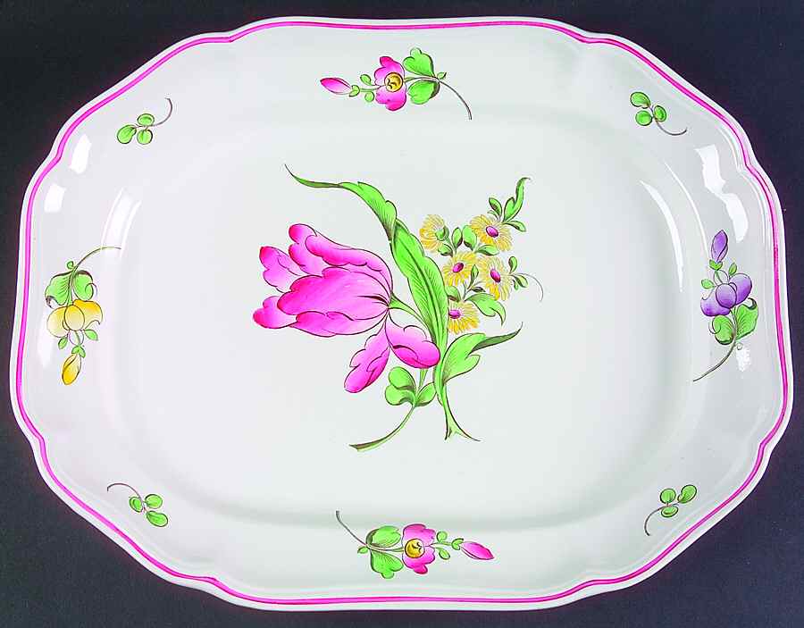 Luneville 16" Oval Serving Platter by Spode-1