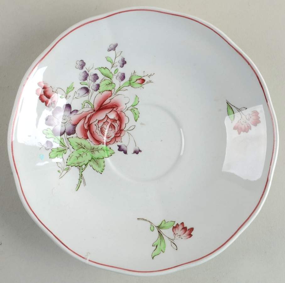 Luneville Saucer for Flat Cup by Spode-1