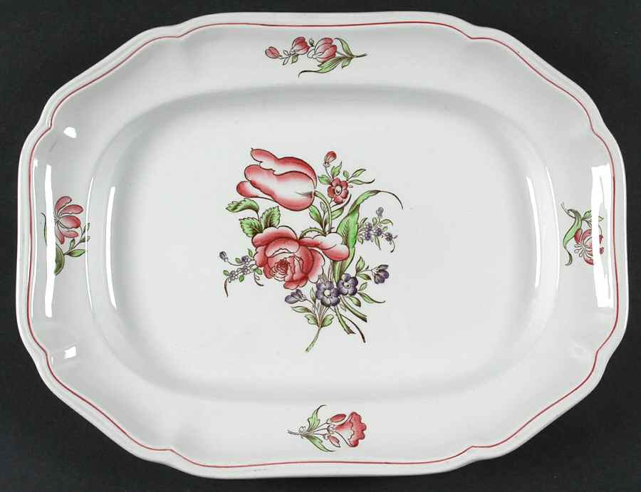 Luneville 12" Oval Serving Platter by Spode-1