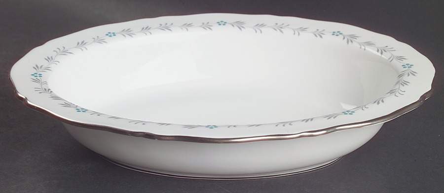 Lyric 9" Oval Vegetable Bowl by Spode-1