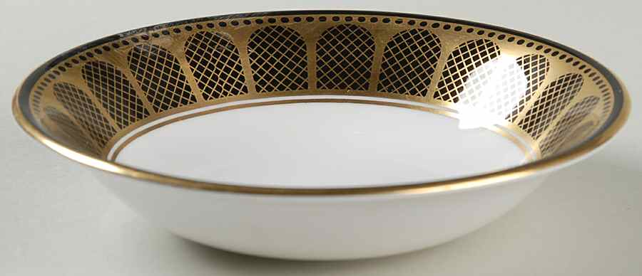 Marble Arch Black Coupe Cereal Bowl by Spode-1