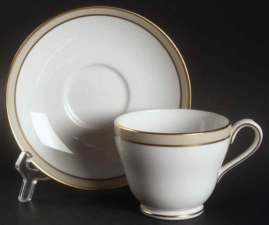 Madison Footed Cup & Saucer Set by Spode-1
