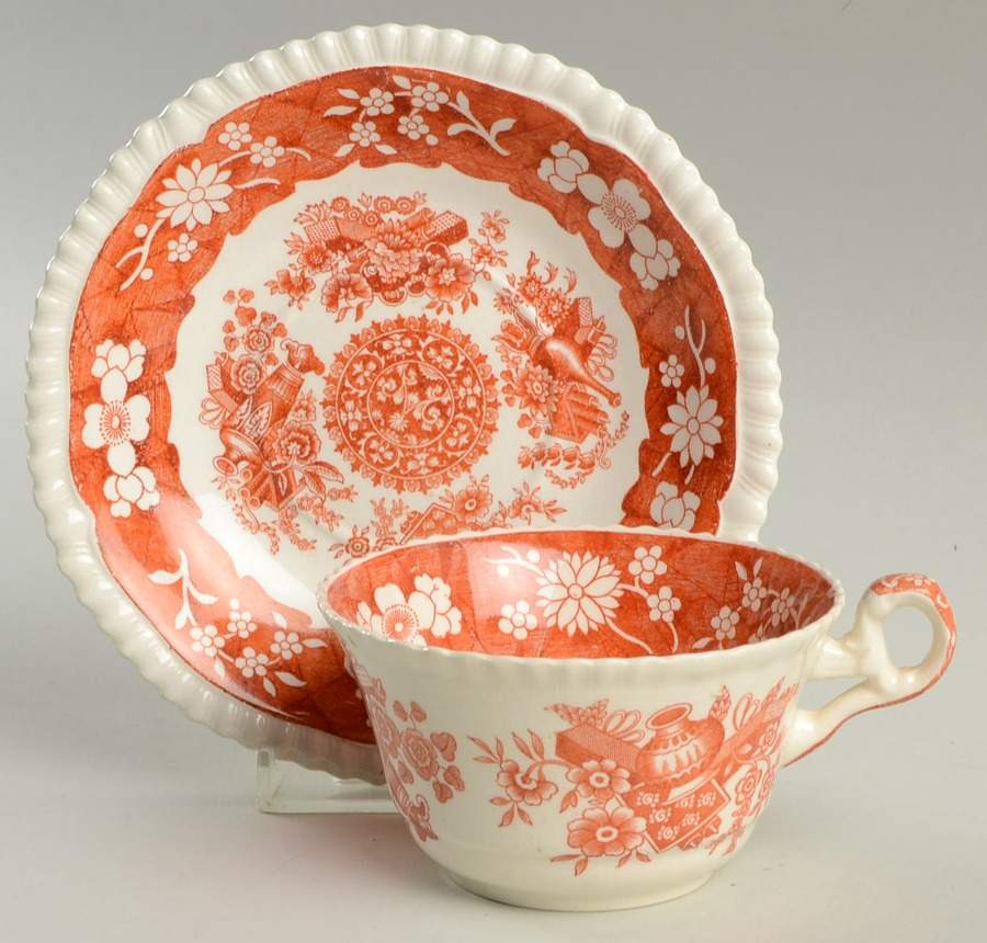 Madrid Flat Cup & Saucer Set by Spode-1