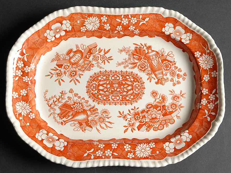 Madrid 12" Oval Serving Platter by Spode-1