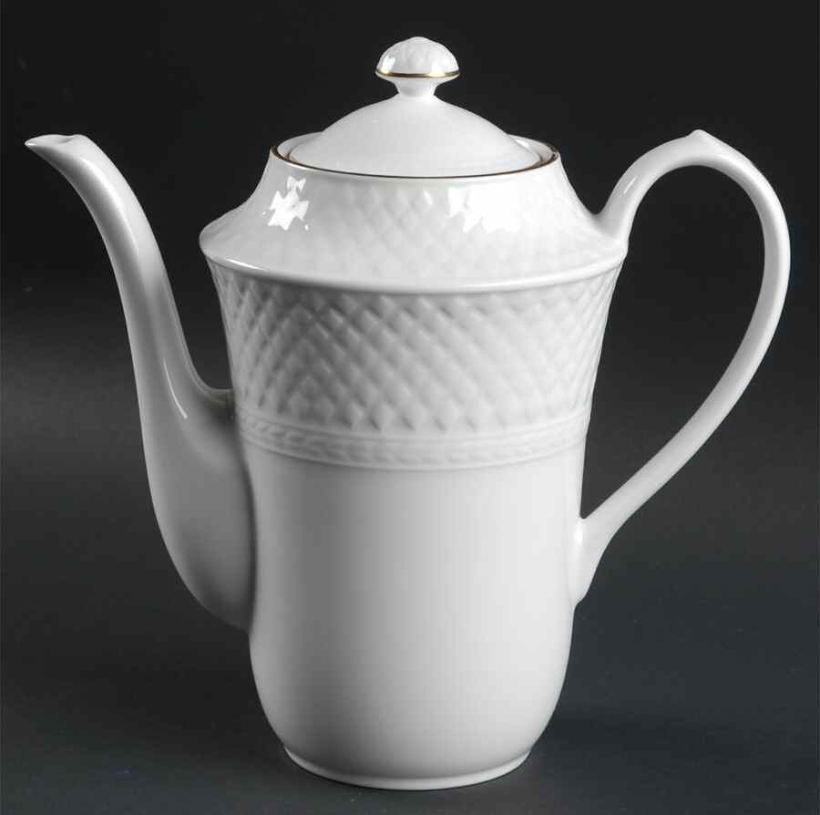 Mansard Gold Coffee Pot & Lid by Spode-1