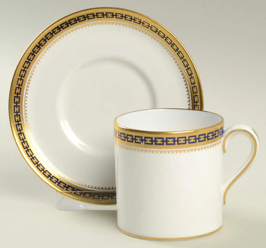 Majestic Flat Demitasse Cup & Saucer Set by Spode-1