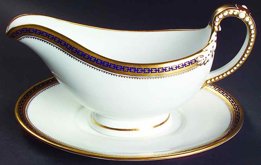 Majestic Gravy Boat & Underplate by Spode-1