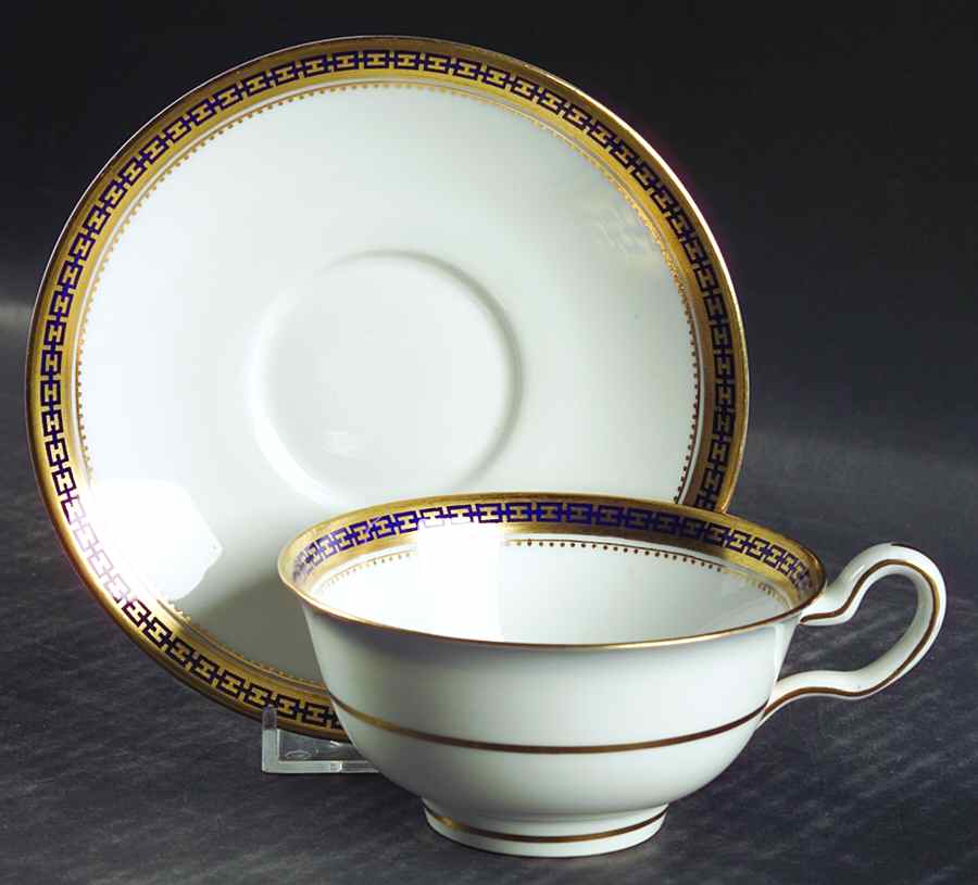 Majestic Flat Cup & Saucer Set by Spode-1