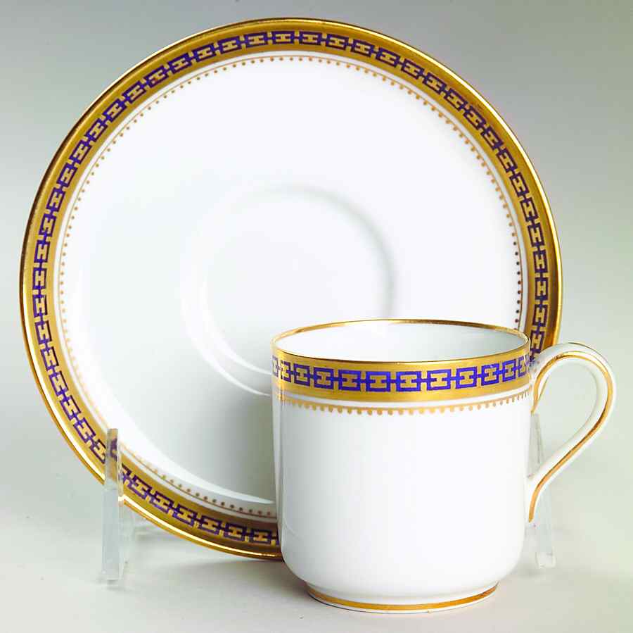 Majestic Flat Demitasse Cup & Saucer Set by Spode-1