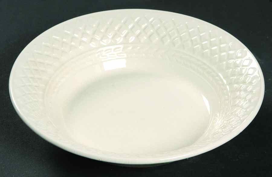 Mansard (Off White, Earthenware) Fruit/Dessert (Sauce) Bowl by Spode-1