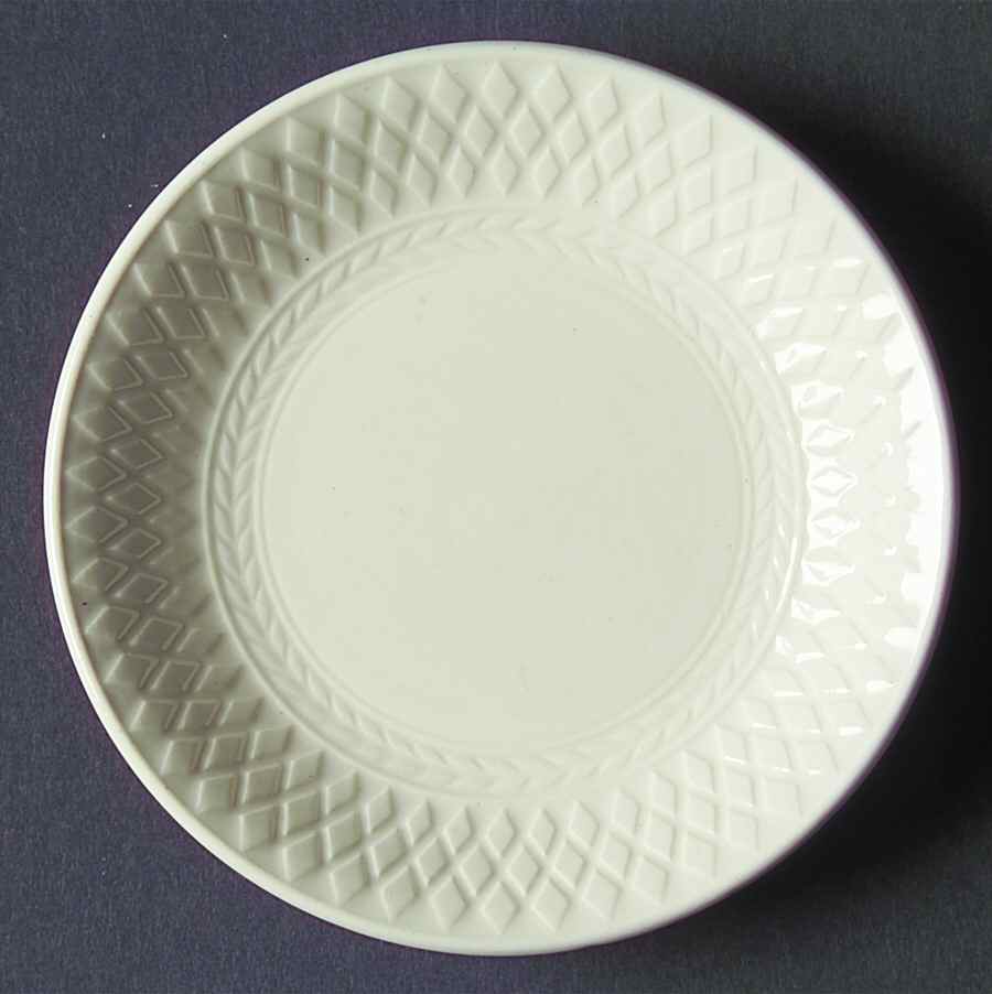 Mansard (Off White, Earthenware) Butter Pat by Spode-1