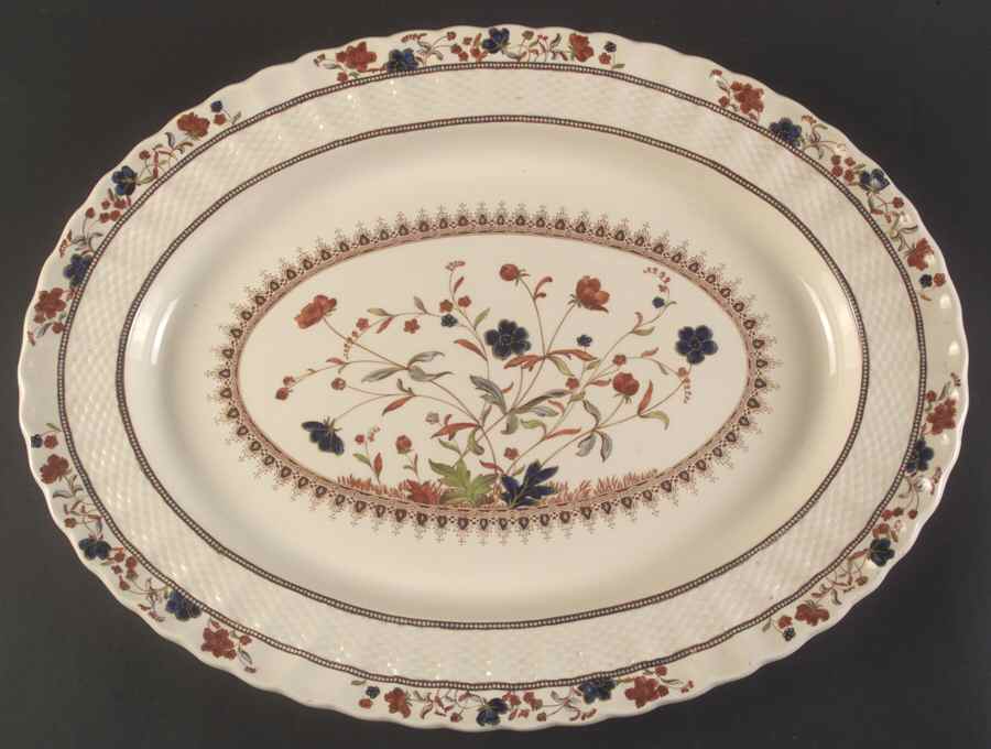 Mandalay 19" Oval Serving Platter by Spode-1